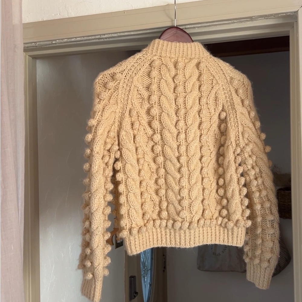 Doên Pomme Sweater in Cream XS/S Wool BEAUTIFUL - Picture 3 of 5